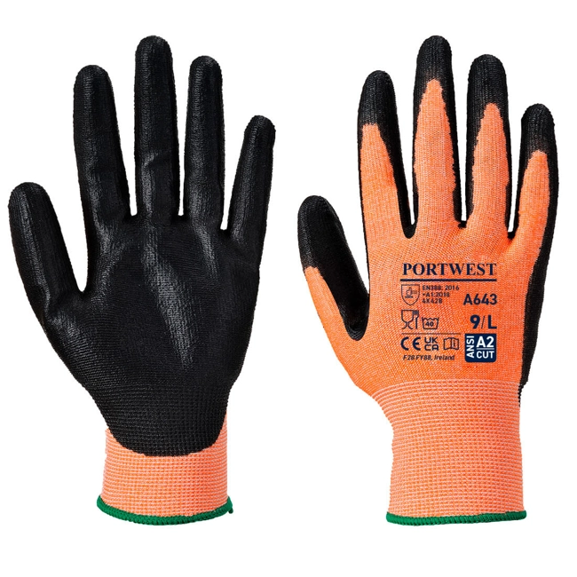 Vendita online Guanto anti taglio Nitrile foam - Ambra